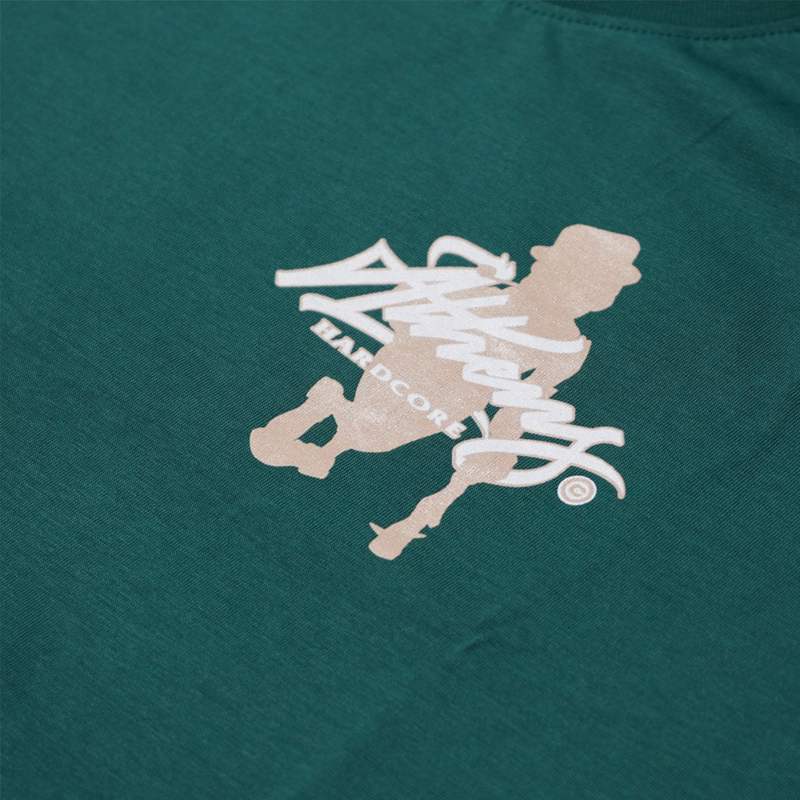 Athens Hardcore hardcore city tshirt - green